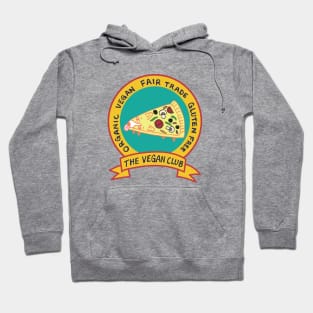 The Vegan Club: corgi pizza Hoodie